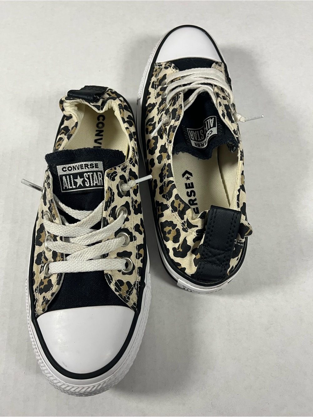 Converse Chuck Taylor All Star Shoreline Leopard Print Size 8 - Picture 8 of 9